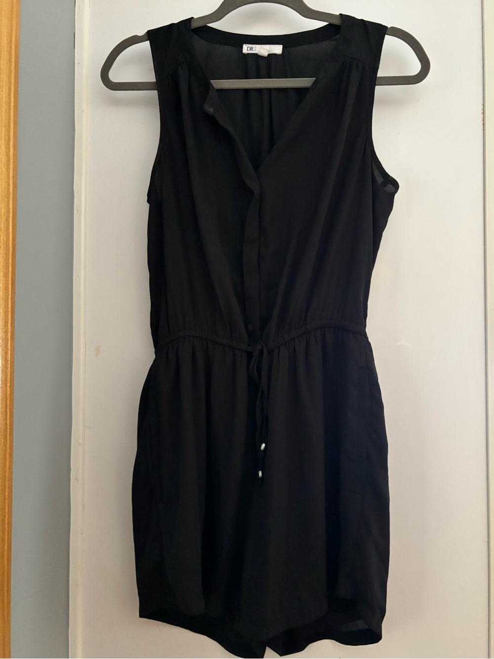 Classic Black Jumper Romper Size Small